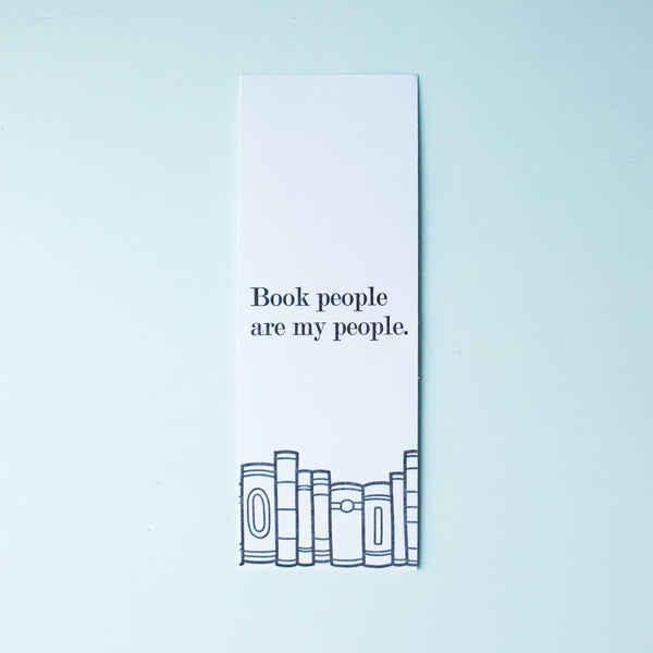 Book People Are My People Letterpress Bookmark