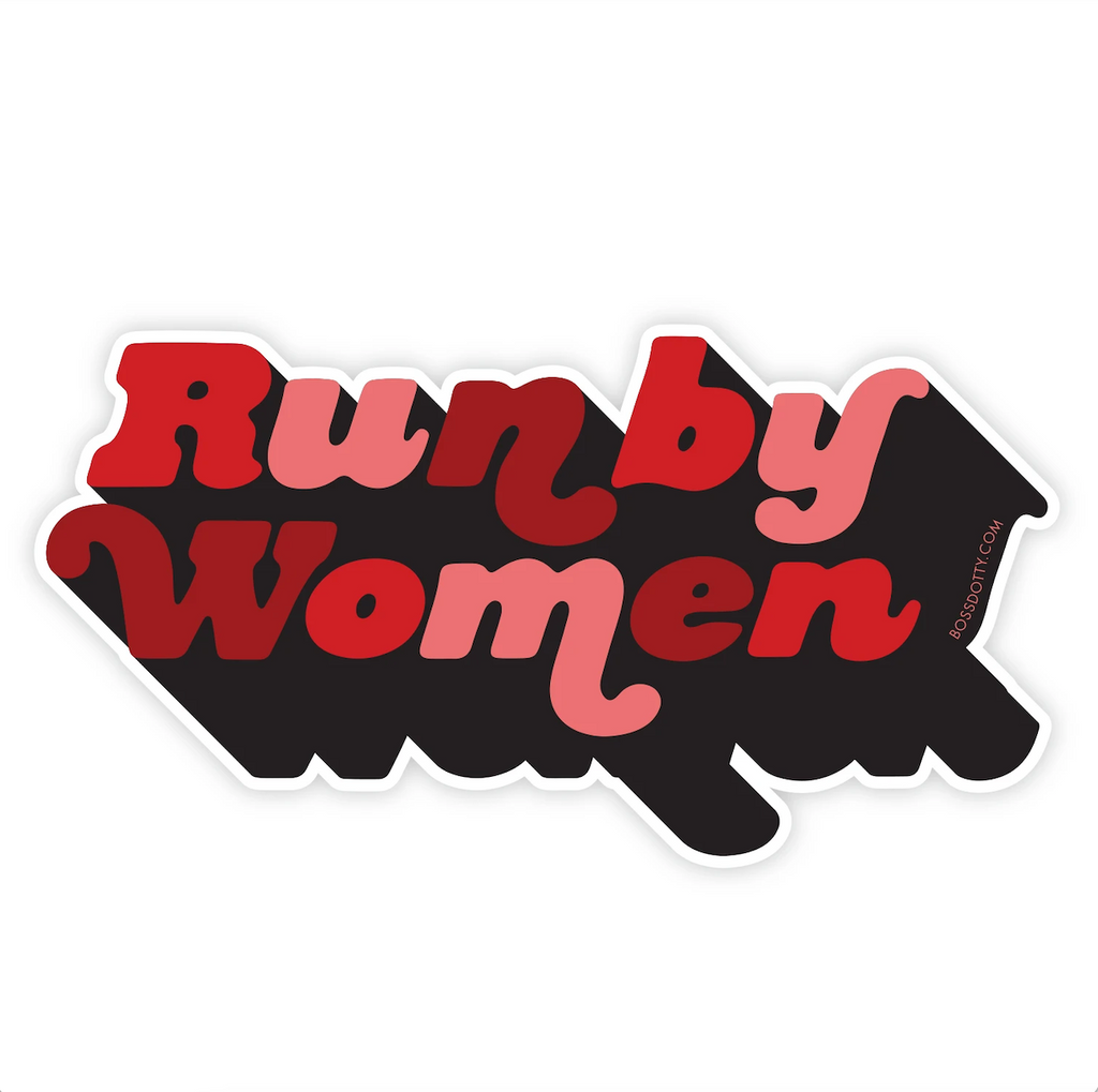 Run by Women Sticker