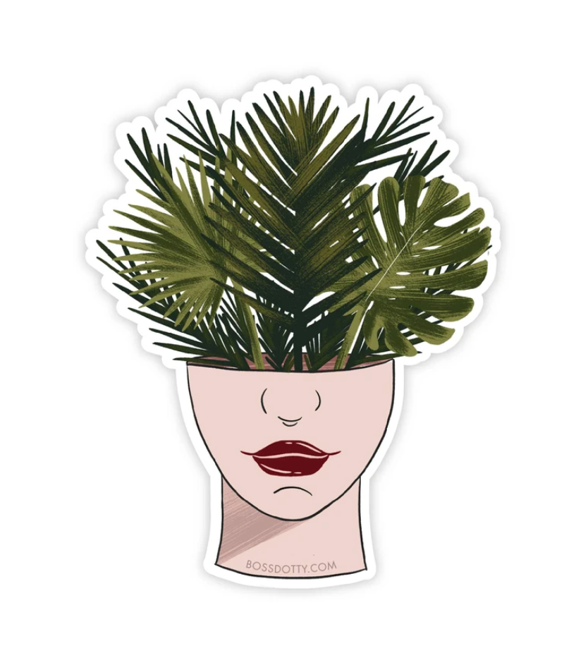 Plant Head Sticker