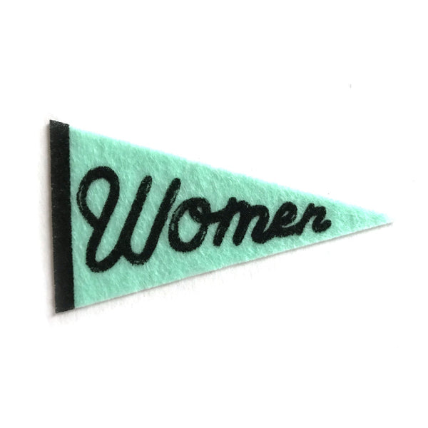 Women Pennant Sticker