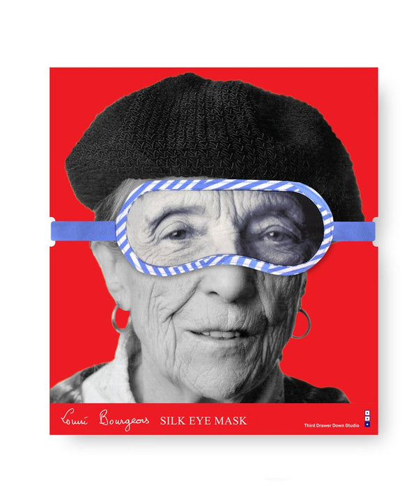 Louise Bourgeois Silk Portrait Eye Mask