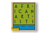 Colorful book cover with large letters. The text reads: "African Artists: From 1882 to Now."