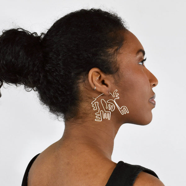 Silver Nazca Earrings