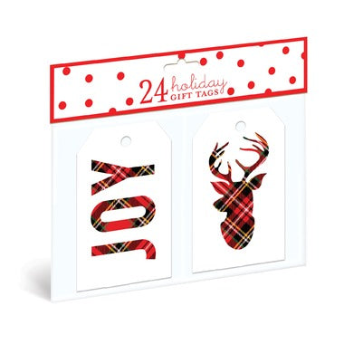 Joy & Reindeer Holiday Gift Tags