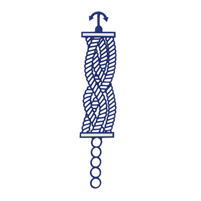 Blue Rubber Marina Bracelet