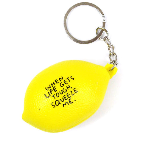 Lemon Squeeze Stress Relief Keychain